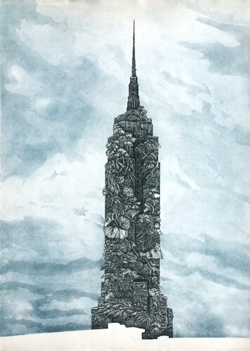 Empire State Building van Marc Jurt, Afdruk te koop op Singulart