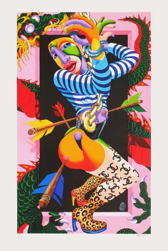 Saint-Sébastien (Hommage à Jean-Paul Gaultier) van Didier Chamizo, Afdruk te koop op Singulart