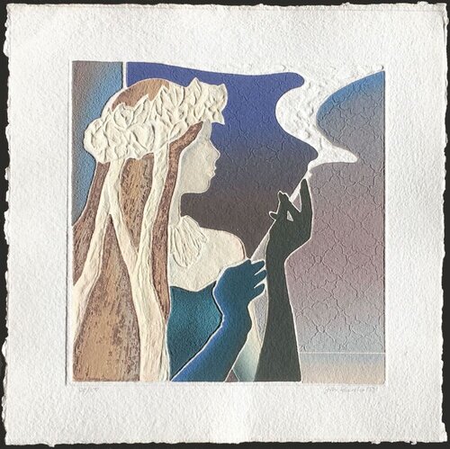 La fumeuse di Jan Znosko, Stampa in vendita su Singulart