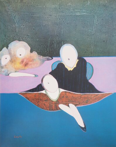 Personnages sans visages by Philippe Labarthe, Print for Sale on Singulart