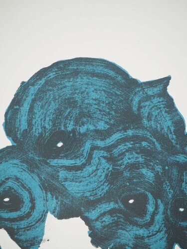 Composition aux yeux bleus von Philippe Labarthe, Druck kaufen auf Singulart