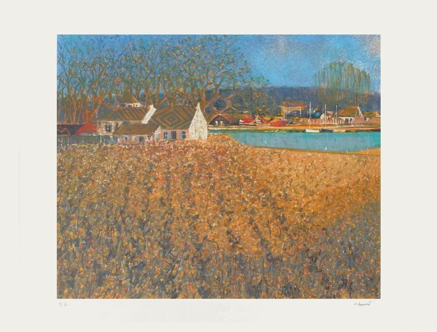 André Bourrié lithograph Andre Bourrie