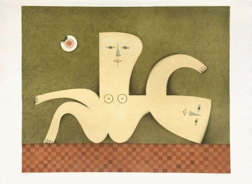 Double personnalité by Samy Briss, Print for Sale on Singulart