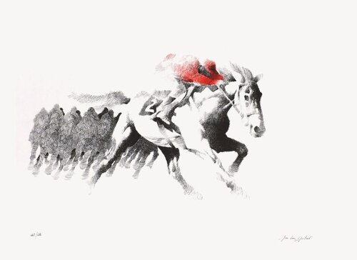 Tiercé en tête by Jean-Louis Guitard, Print for Sale on Singulart