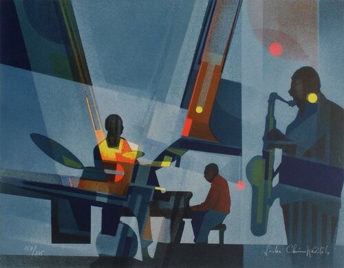 Blue bird von Sacha Chimkevitch, Druck kaufen auf Singulart