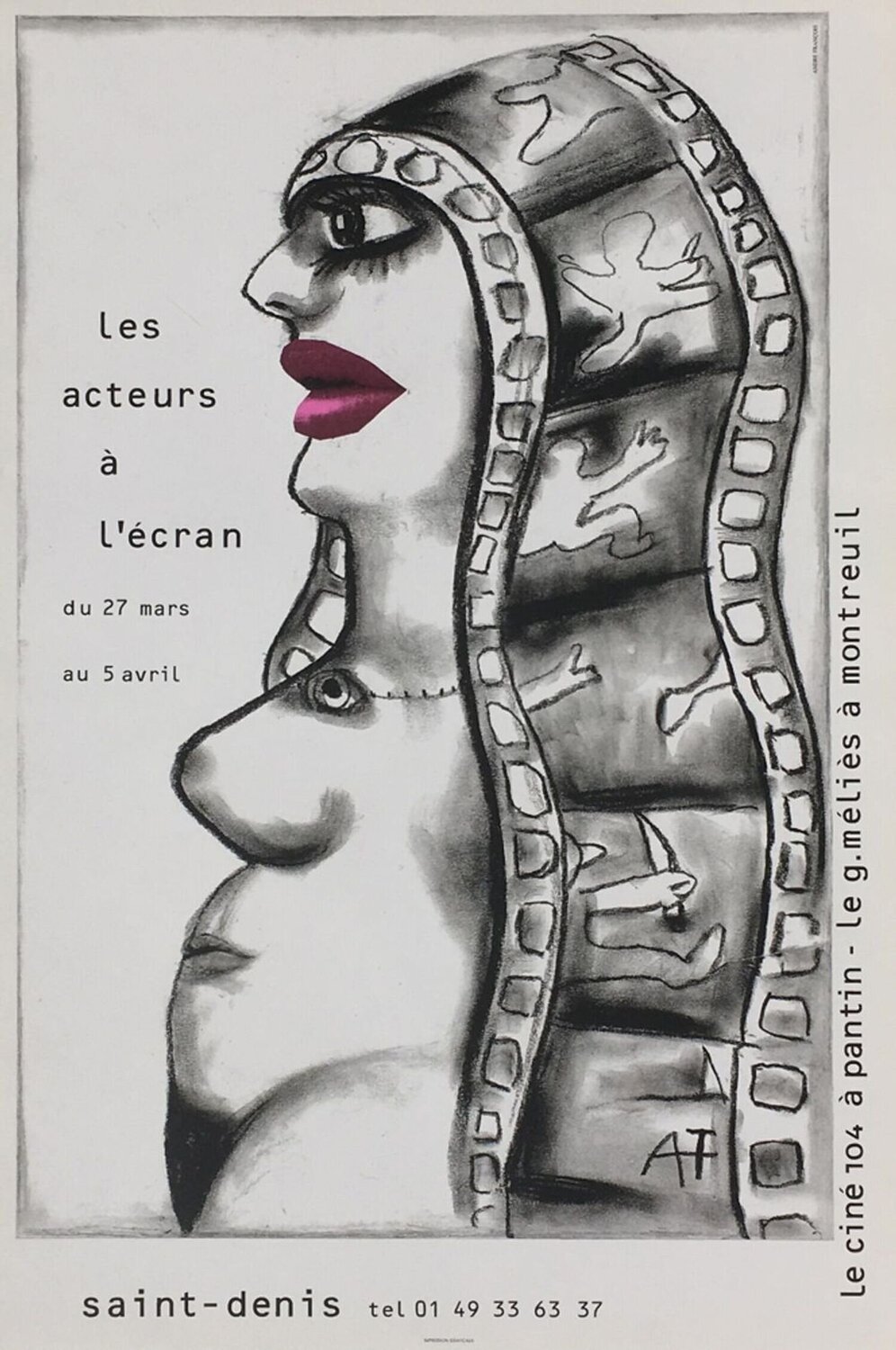 Les acteurs à l'écran FRANÇOIS André Druck zu verkaufen