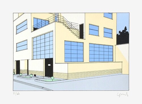 Paris, Rue Mallet-Stevens 05 by Jean-Pierre Lyonnet, Print for Sale on Singulart