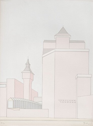 La Villette II von Alberto Bali, Druck kaufen auf Singulart