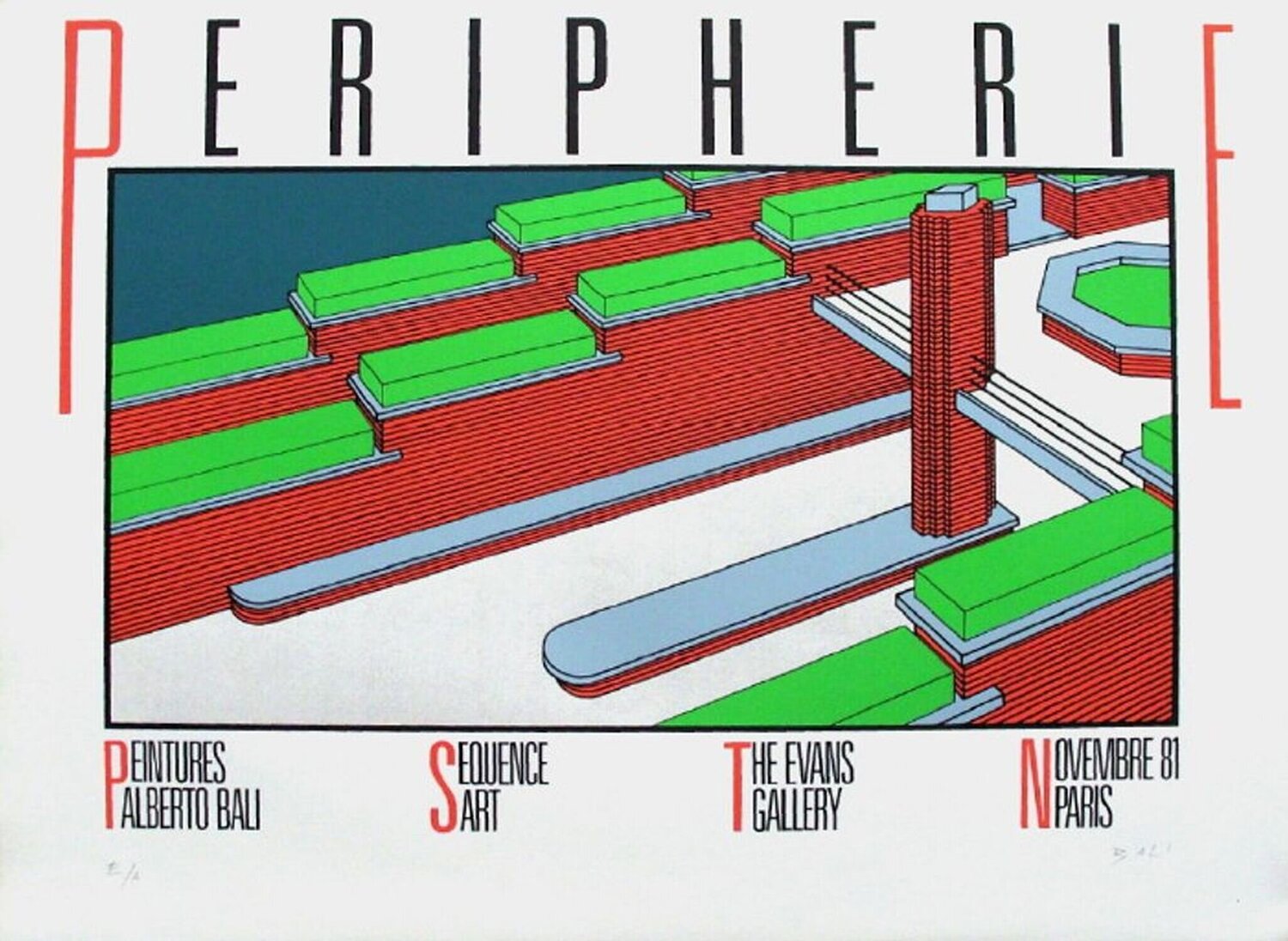 Périphéries Alberto Bali Stampa in vendita