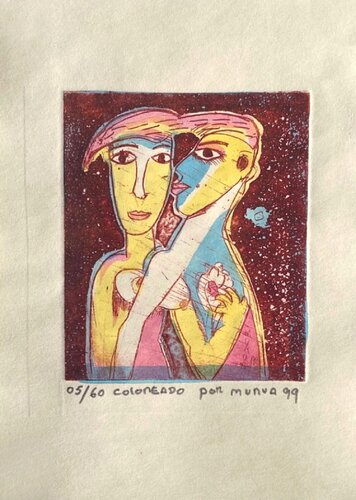 Couple II von Mario Murua, Druck kaufen auf Singulart