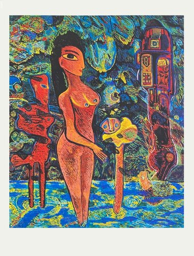 Natación von Mario Murua, Druck kaufen auf Singulart