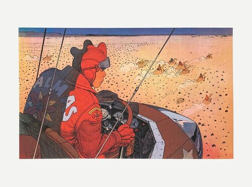 La nacelle von Jean Giraud, Druck kaufen auf Singulart