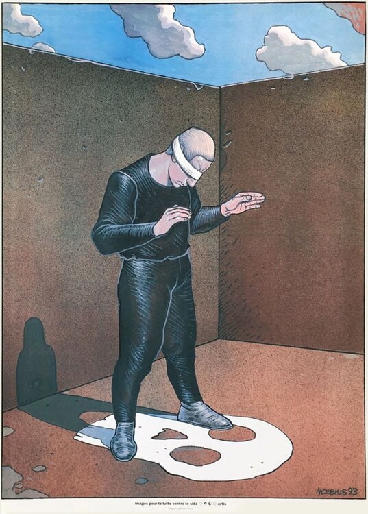 Images pour la lutte contre le sida Jean Giraud