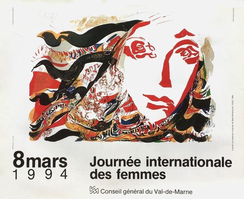 Journée Internationale des Femmes von Milorad Mihailovitch, Druck kaufen auf Singulart