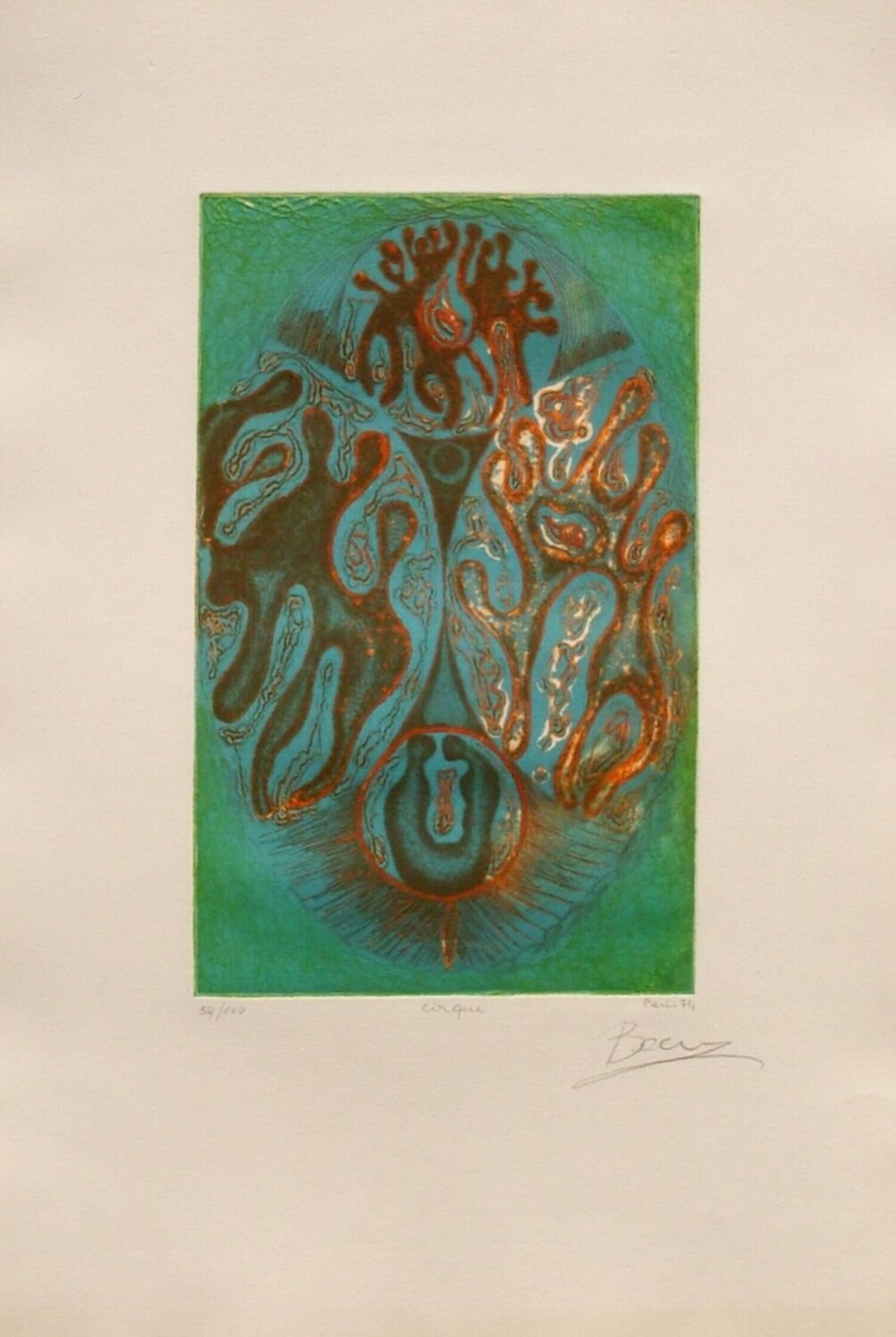 Cirque Ben Banay Afdruk te koop