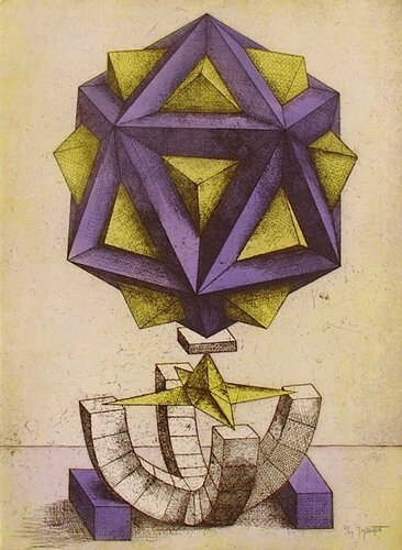 Figure géométrique II von Jorg Neizert, Druck kaufen auf Singulart