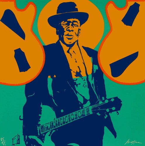 My generation - John Lee Hooker von Ivan Messac, Druck kaufen auf Singulart