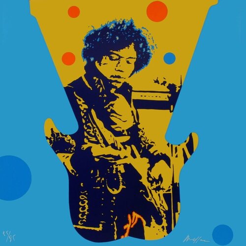 My generation - Jimi Hendrix von Ivan Messac, Druck kaufen auf Singulart