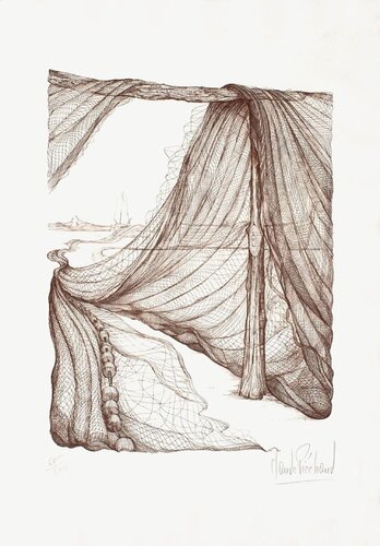 Séchage des filets III by Claude Piechaud, Print for Sale on Singulart