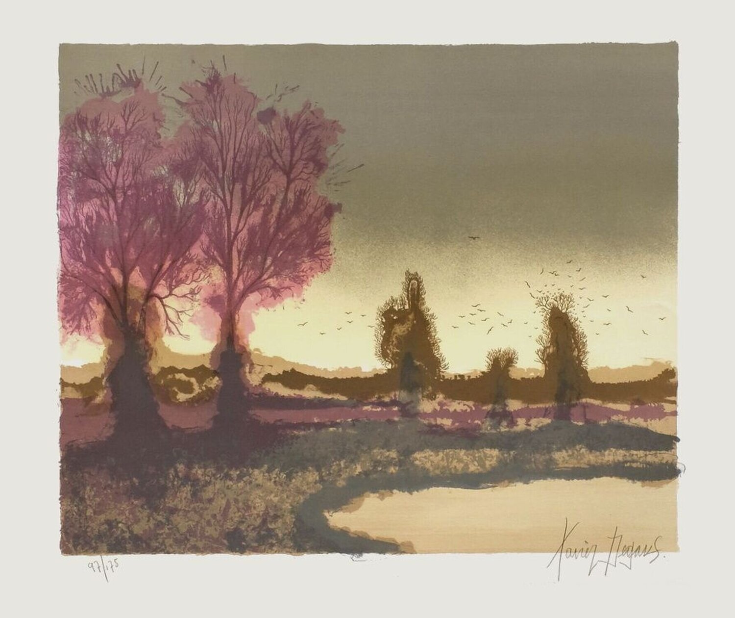 Paysage du marais Xavier DeGans