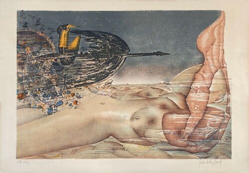 Porte des sables de Patrick Brissaud, Impresión a la venta en Singulart