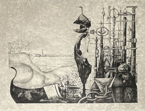 Venise est une femme II de Patrick Brissaud, Impresión a la venta en Singulart