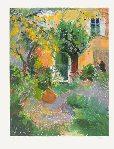 Le jardin d'Yvonne I von Nancy DeLouis, Druck kaufen auf Singulart