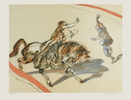 Cirque Zungaro von Claude Weisbuch, Druck kaufen auf Singulart
