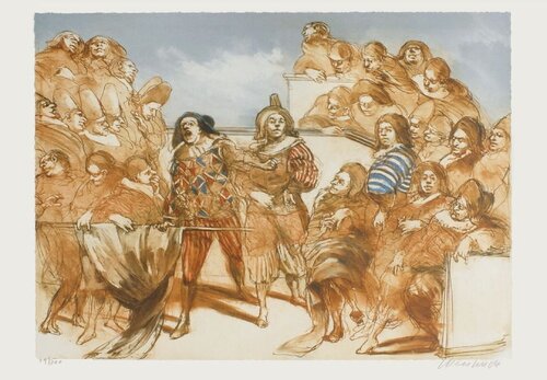 Le théâtre de Molière van Claude Weisbuch, Afdruk te koop op Singulart