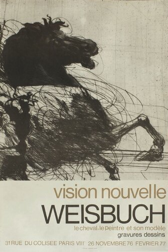 Expo 77 - Vision Nouvelle di Claude Weisbuch, Stampa in vendita su Singulart