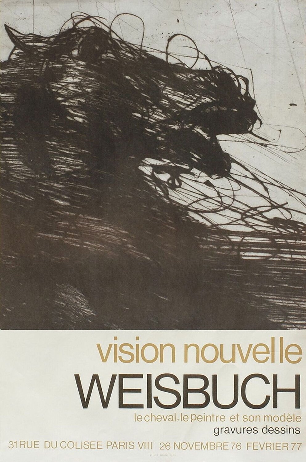 Expo 76 - Vision Nouvelle Claude Weisbuch Stampa in vendita