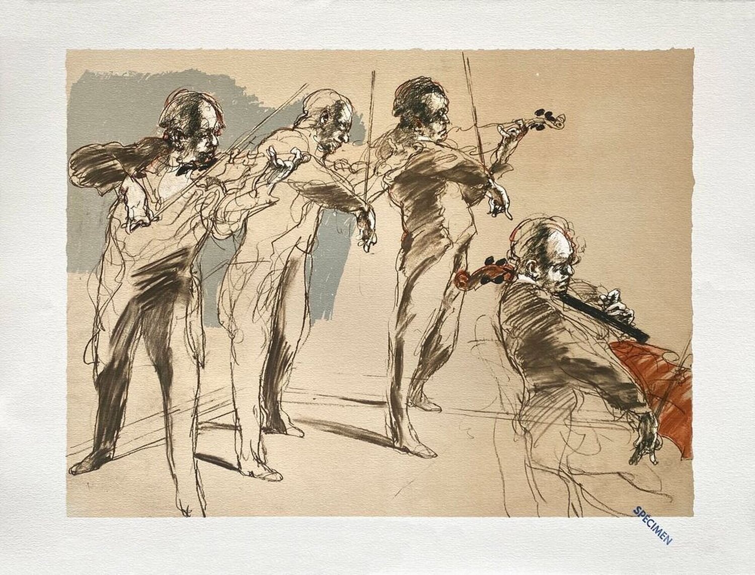 Quatuor à cordes Claude Weisbuch Stampa in vendita