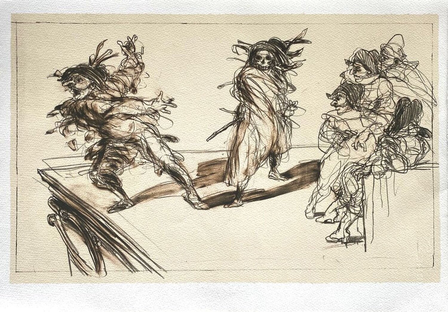 La commedia dell'Arte Claude Weisbuch Stampa in vendita
