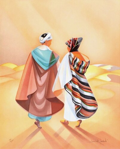 Maroc - Fiancés de l'Atlas von Janick Lederle, Druck kaufen auf Singulart