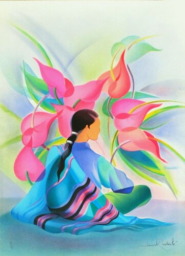 Thaïlande - Méditation di Janick Lederle, Stampa in vendita su Singulart