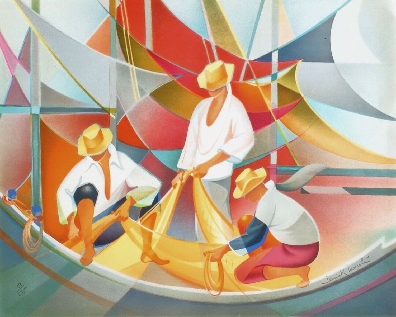 Le travail des filets Janick Lederle Druck zu verkaufen