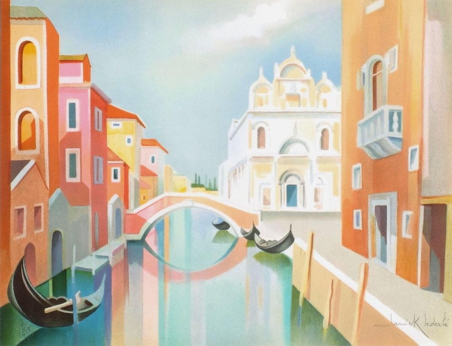 Souvenir de Venise II Janick Lederle Stampa in vendita