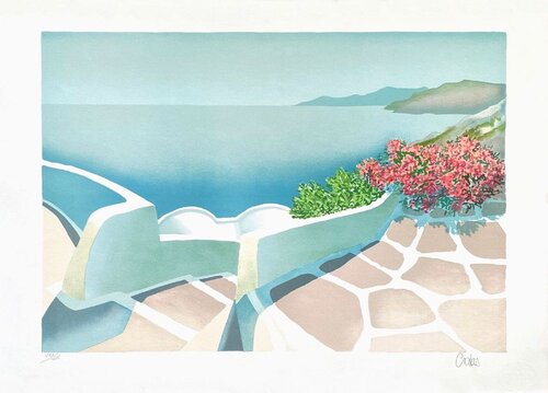 Paysage de Grèce II by Marc Gratas, Print for Sale on Singulart