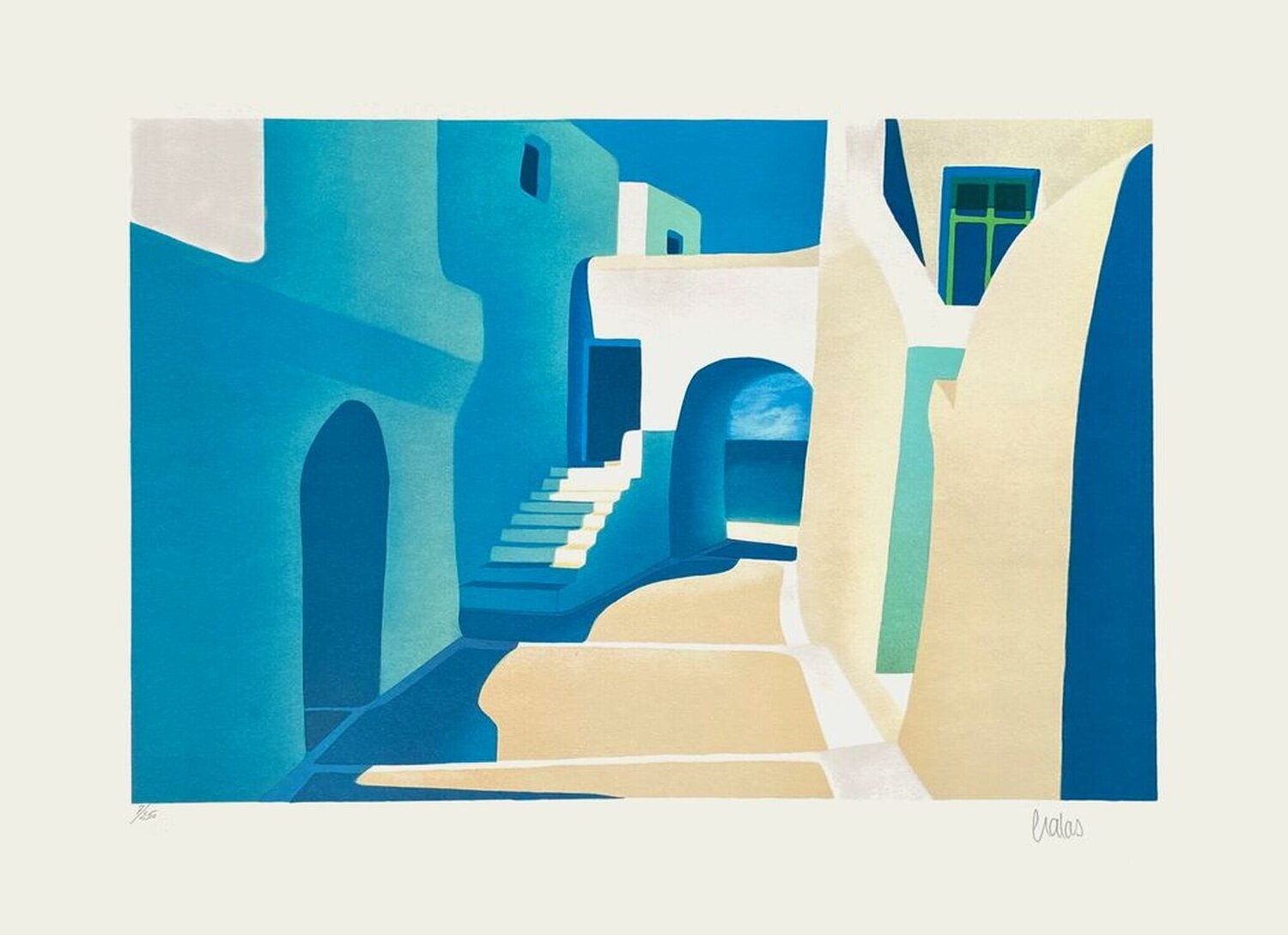 Paysage de Grèce III Marc Gratas