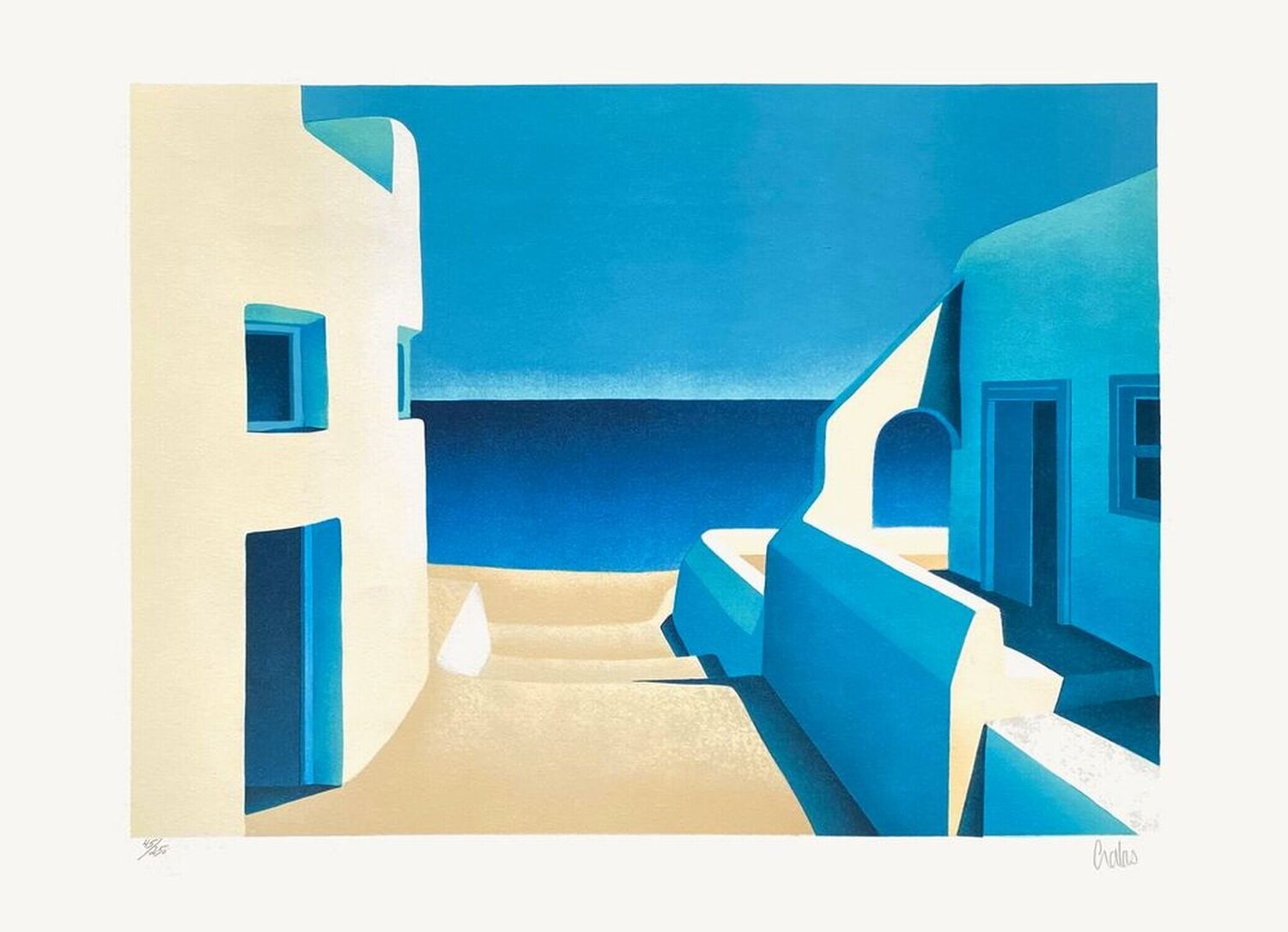 Paysage de Grèce III Marc Gratas