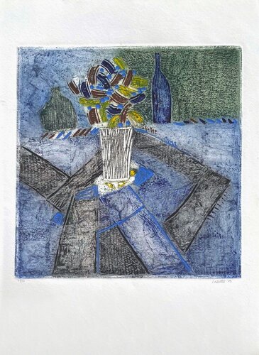 Bleuets et millepertuis von Louis-Robert Bouché, Druck kaufen auf Singulart