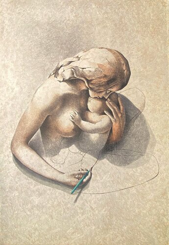 Maternité di Claude Serre, Stampa in vendita su Singulart