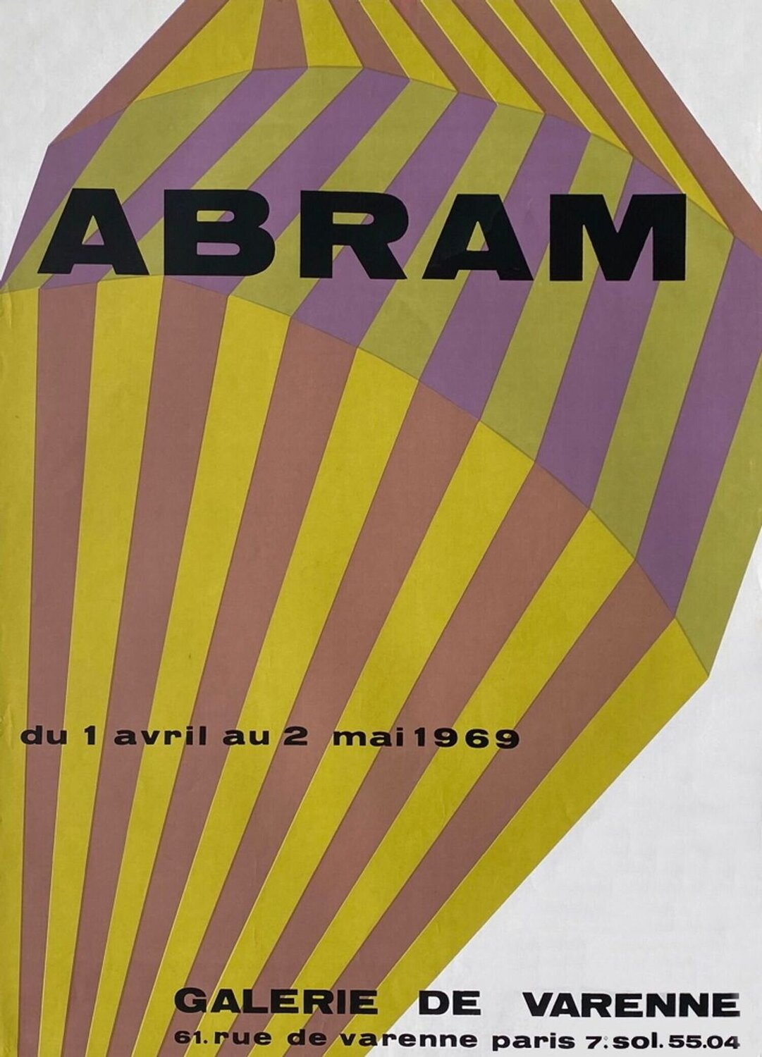Expo 69 - Galerie de Varenne Ronald Abram Druck zu verkaufen