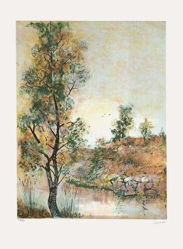 Grand arbre vert par Antonio Rivera, Édition en vente sur Singulart
