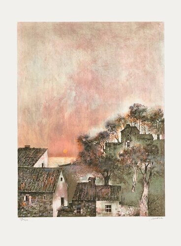 Coucher de soleil par Antonio Rivera, Édition en vente sur Singulart