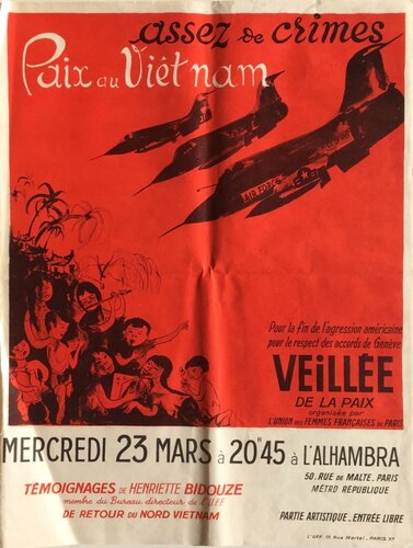 Paix au Vietnam - Assez de Crimes von COLLECTIF - POLITIQUE, Druck kaufen auf Singulart