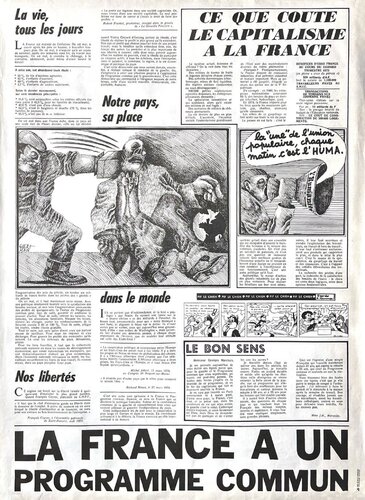 La France a un programme Commun (Alain GHERTMAN) by COLLECTIF - POLITIQUE, Print for Sale on Singulart