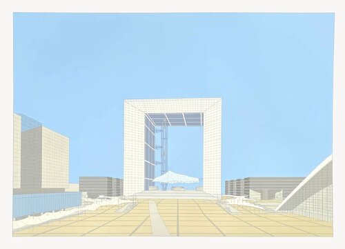 La Grande Arche II von BOISSONNET & GUERIN, Druck kaufen auf Singulart