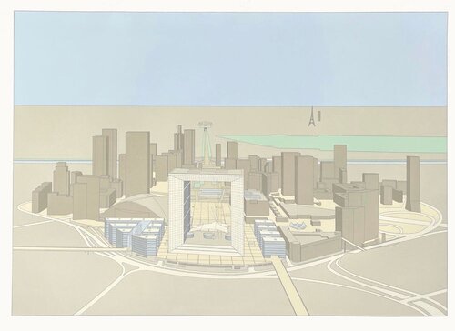 La Grande Arche III von BOISSONNET & GUERIN, Druck kaufen auf Singulart