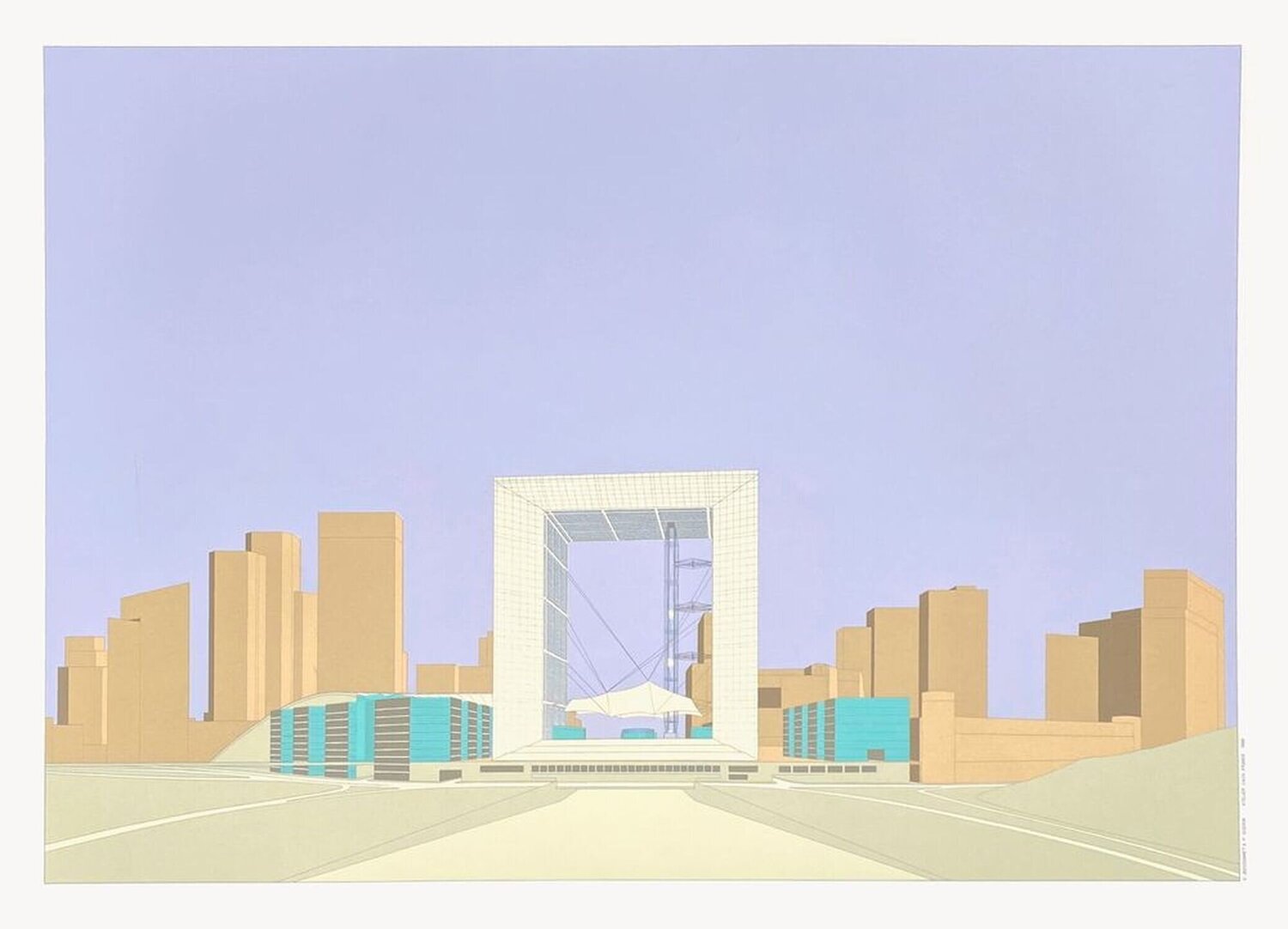 La Grande Arche I BOISSONNET & GUERIN Stampa in vendita